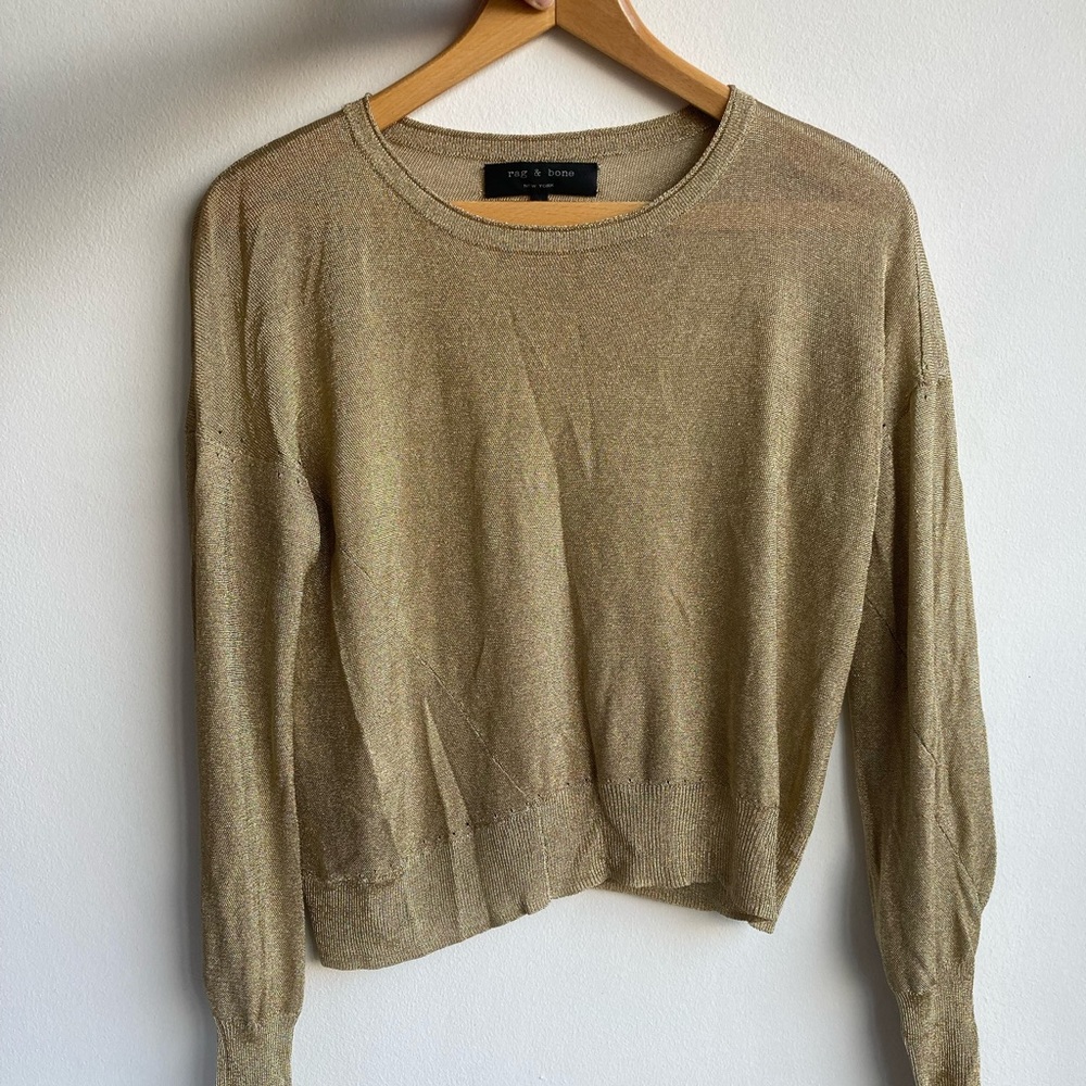 gold rag&bone top 💫